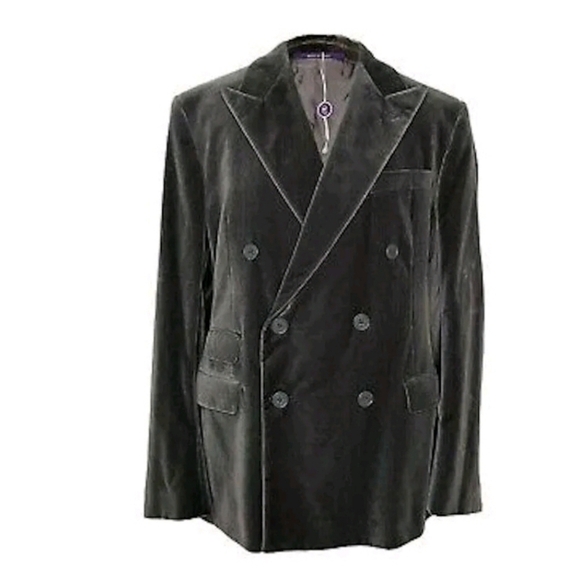 Purple label Ralph Lauren Kent classic velvet blazer